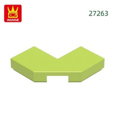 코너 블록 컬러 벽돌 조립 부품과, 3. 51.Lime, 1개