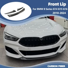 BMW 8 시리즈 G14 G15 G16 2018-2024 프론트 범퍼 립 스플리터 카본 호환
