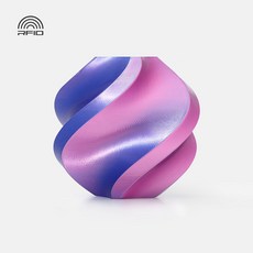 拓竹 雙色絲綢PLA 3D打印耗材, 藍粉雙色13903,含料盤