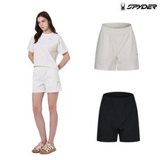 [백화점 정품] 여성 시어서커 셋업 4부 반바지 SPKMCNTR352W