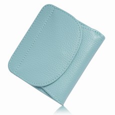 [PURCHIC] 접이식 지갑 미니 지갑 여성 가죽 얇은 컴팩트 경량 지갑 동전 지갑