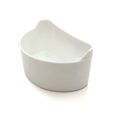 컬러 반달 모이통 중형 앵무새 먹이통 모란 왕관 코뉴어 퀘이커 물통, 1개, 진녹색