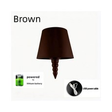 색 터치 스위치 데스크탑 장식 침실 거실 레스토랑에 적용 가능합니다, 6. Brown