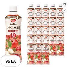동원 보성홍차 아이스티 제로 애플, 500ml, 96개