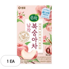 순작 콜드브루 과일허브티 납작 복숭아차, 1.8g, 20개입, 1개