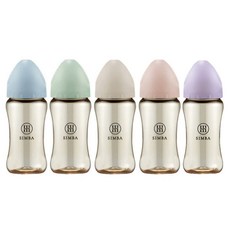 小獅王辛巴 蘊蜜鉑金PPSU寬口防脹氣奶瓶 寶寶奶瓶, 杏茶,十字孔, 1個, 270ml