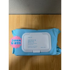 식물나라 제주 탄산수 딥 클렌징티슈, 80매입, 4개