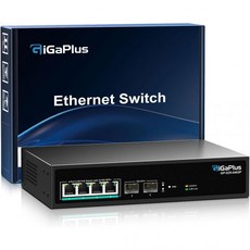 이더넷 스위치 랜선 인터넷허브 관리형 6 포트 2.5Gb 관리되지 않는 스위치4 2.5G 베이스-T 2 10G SFP 포함. 2.5Gbps NAS/PC WiFi6 라우터 무선, Black-3, 4*2.5G POE+2*10G SFP