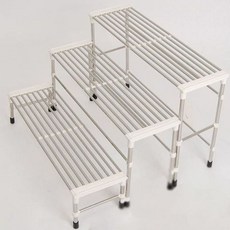 베란다 다육이 화분받침대 화분정리대 3단 선반, 본상품선택