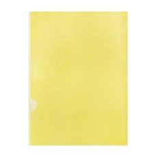 文具通 Q310 夾桿型 A4 文件夾 文件套 Q夾 12入組, 1個, Q310夾 不含夾桿 透明黃色 12張