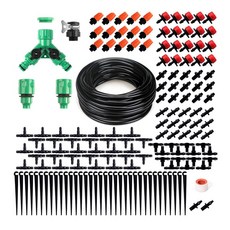 아모란나 정원 텃밭 자동급수 호스 & 노즐 풀세트 호스 40M+미스트노즐헤드+드립노즐헤드 포함 총 14종 139P