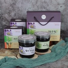 배도라지조청+인진쑥조청 2kg 설날 명절 선물세트 설선물 명절선물 건강한선물 어르신선물, 2개, 1kg