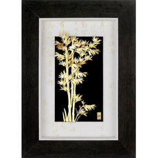 開運陶源雅鑑鑫品 小彩金系列-節節高升 步步高升純金金箔畫 50 x 36cm, 詳見包裝