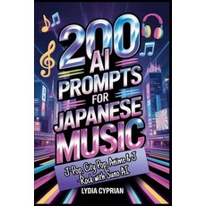 (영문도서)200 AI Prompts for Japanese Music: J-Pop City Pop Anime & J-Rock with Suno AI Paperback, Independently Published, English, 9798242016651