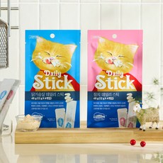 캣템 고양이 짜먹는 간식 데일리 스틱 4p, 48g, 5개, 치킨