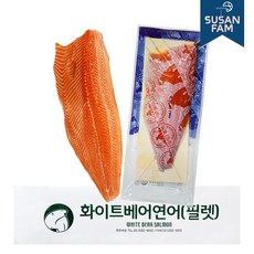 화이트베어 칼연어 통필렛 9KG 박스 냉동연어 (업소도매용), 1개