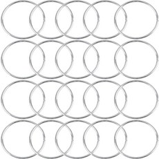 20피스 마크라메 후프 링 BetterJonny 25.4cm(10인치) 금속 공예 링 실버 드림 캐처 리스 홈 데코 DIY 및 벽걸이 공예용 230800, 20피스 마크라메 후프 링, BetterJonny 25