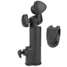 [ 1118146 ] 가비게인 골프 푸시 카트 우산 홀더 튼튼한 범용 알루미늄 합금 베이스 낚시 해변 의자 자전거 유모차 트롤리용, [ 1118146 ] 가비게인 골프 푸시 카트 우산 홀