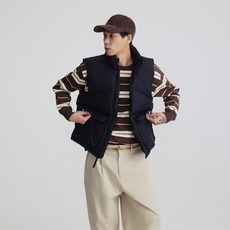 팀버랜드 공용 유틸리티 다운 패딩 조끼 블랙 A44C3 0012105990