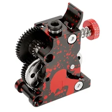 업그레이드된 HGX LITE 2.0 압출기 헬리컬 이빨 대형 기어 POM 드라이브 듀얼 위장 올 메탈 3D 프린터, 01 Only Extruder