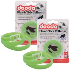 2개 세트 강아지 해충 방지 진드기 목걸이 클립 애견 모기 퇴치 대형견 중형견 벌레 퇴치제 밴드, R69016A(40cm, 그린, 10ml