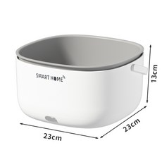 SMART HOME 超音波洗菜籃, 白色菜籃 普通5號電池, 1個