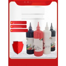 만년도장용 불멸 잉크 충전용 속건 방수 유성 도장 잉크, 1. 500ml 레드 일반형