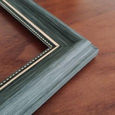 캔버스 벽걸이 사진 명화 틀 프레임 유화 맞춤형 엔틱, 1개, 빈티지딥그린