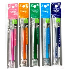 PILOT 百樂 摩擦筆芯 0.4mm Synergy Knock 適用, 1個, 0.5mm新魔擦筆芯 1支, 綠色