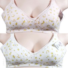 iRho 여성 면 노와이어 B컵 수유 브라 여자브라