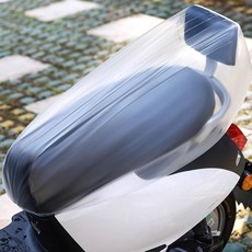 오토바이 방수 시트 커버 20p 방진 오염방지 안장 보호 덮개, 투명 20p, 1개