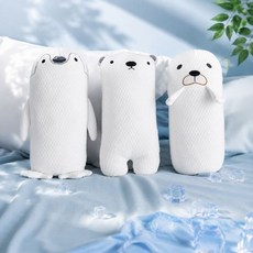 냉감바디필로우 여름 안고자는인형 죽부인 긴베개, 엉엉이