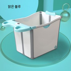 반신욕 접이식욕조 가정용욕조 목욕통 대형 접이식 가정용 이동식, A_청록 + 의자 + 트레이 0-12세