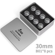 QANAB Gr ity LX 30mm 기계식 푸시 버튼 스위치 아케이드 DIY 키트, 4) B01