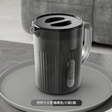 耐高溫冷水壺 家用果汁壺, 黑色2.2L, 1套, 2.2L