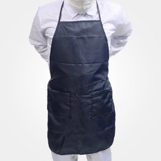 네이비 크린룸 무진 방진 제전 앞치마, 1개