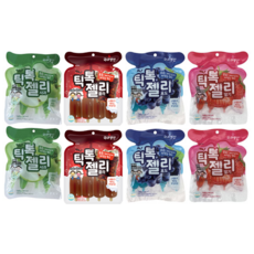 틱톡젤리 사과맛2봉+콜라맛2봉+포도맛2봉+딸기맛2봉 세트, 1박스, 1.28kg