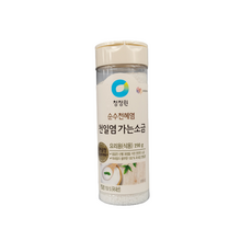 [골목마트] 대상 청정원 천일염 요리용 가는소금, 190g, 5개