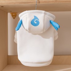 鬼點子 哪吒變身寵物服裝, 白色, 1個
