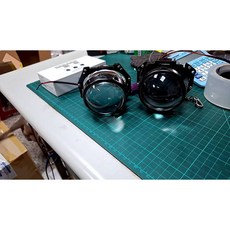 3吋魚眼透鏡45W遠近魚眼激光炮，12V車用改裝魚眼透鏡，超亮聚光，提升夜間行車安全, 1個, 一對賣(2只)