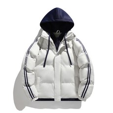 情侶款連帽棉服 男款潮牌 羽絨棉襖