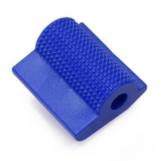 트레이서 오토바이 기어 변속 페달 미끄럼 방지 시프터 커버, 5. blue