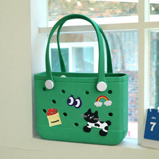 봄봄 실리콘 수영장 목욕 방수가방 + 파츠 4종세트, 방수가방 그린