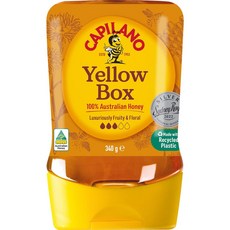 호주 카필라노 Capilano Australian Honey 옐로우박스 100% 퓨어 호주산 허니 꿀, 340g, 3개