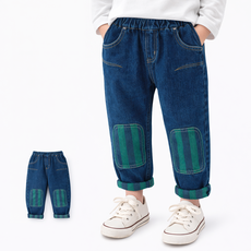 유아동 데님팬츠 남아 여아 청바지 키즈 일자핏 데일리룩 밴딩