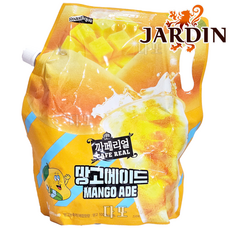 쟈뎅 대용량 까페리얼 망고에이드 파우치, 1개, 1.5L
