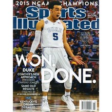 Sports Illustrated USA 2015년 4월13호 (미국 스포츠 일러스트레이티드 잡지)