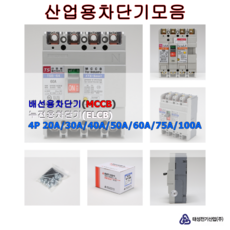 태성전기 배선용차단기 4P 3상4선식 국내생산 KS인증, 60A, 1개