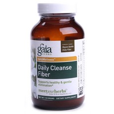 gaia HERBS 每日清潔纖維, 110g, 1罐