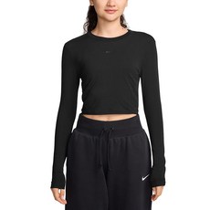 NIKE 女 CHLL KNT LS CRP 長袖上衣